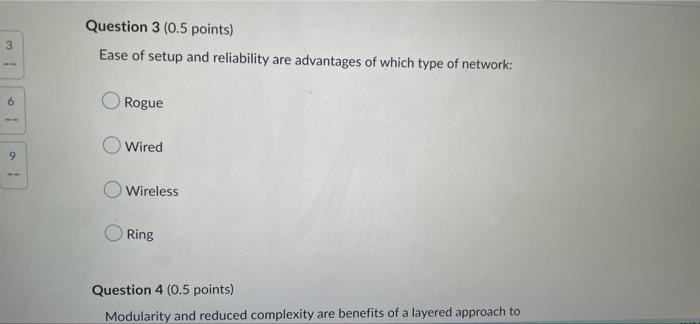 5 9 Question 1 0 5 Points Is Needed To Communicate And To Transfer Information Across Two Different Destinations To G 3