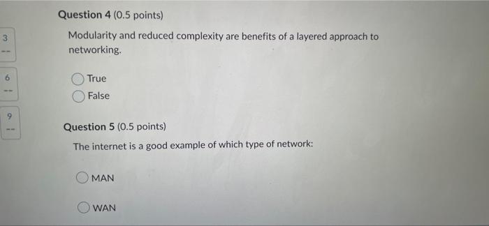 5 9 Question 1 0 5 Points Is Needed To Communicate And To Transfer Information Across Two Different Destinations To G 4