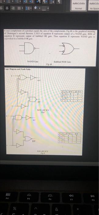 Mailings Review View E Teh Diatal Logic Desien Lab Demore S Theorem Due Date 11 5pm On The Day Of The Experiment La 4
