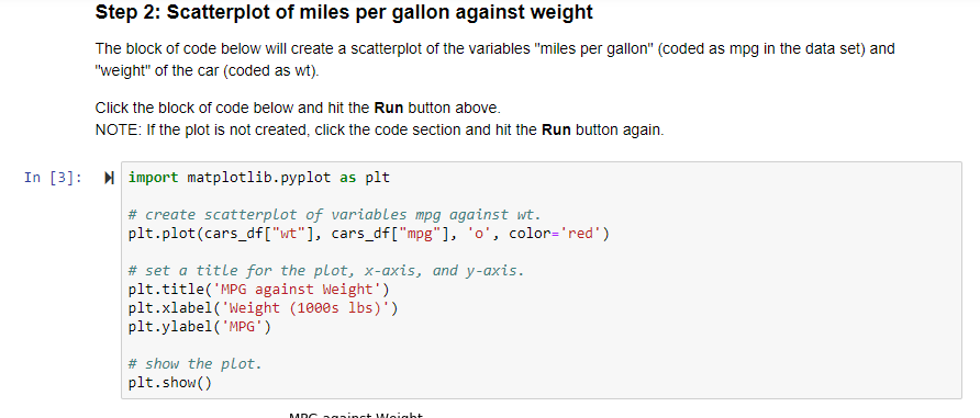 6 4 Discussion Creating A Multiple Regression Model Use The Link In The Jupyter Notebook Activity To Access Your Python 5