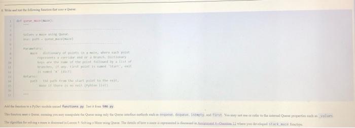 Wrts And To The Following Fact That A Que Def Queue Ze Az Solves Using Quee Nazy Dictionary Of Paints In A Man Where E 2