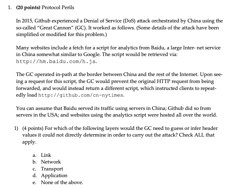 Internet Protocols 1 3 Plz 1