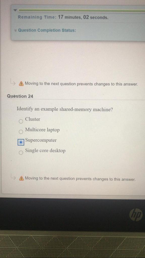A Moving To Another Question Will Save This Response Question 9 Coordination Among Multiple Cores In A Distributed Memo 4