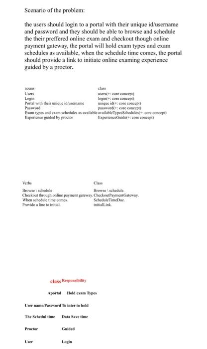 This Is The Project And Its Answer In The Picture What Is Needed Now Draw Class Digram For Your Project 1