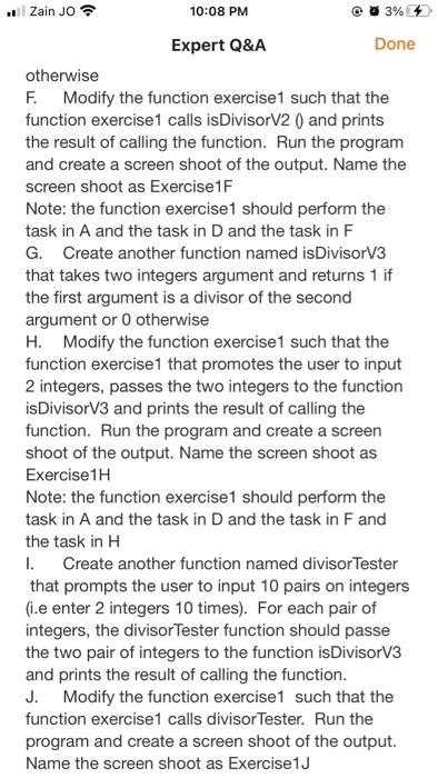 Zain Jo 10 08 Pm Expert Q A Write Python Program Question 1 Exercise Objectives Incremental Program Development Proble 2