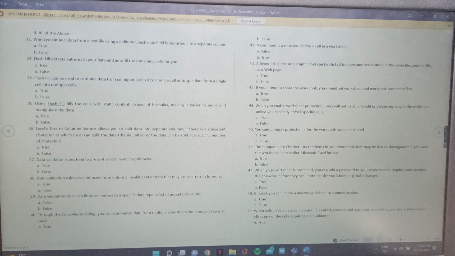 File Tools View Upload Blocked We Ran Into A Problem With This File And Can T Save Any New Changes Please Save A Copy T 1