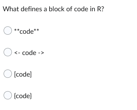 What Defines A Block Of Code In R O Code O Code Code Code 1