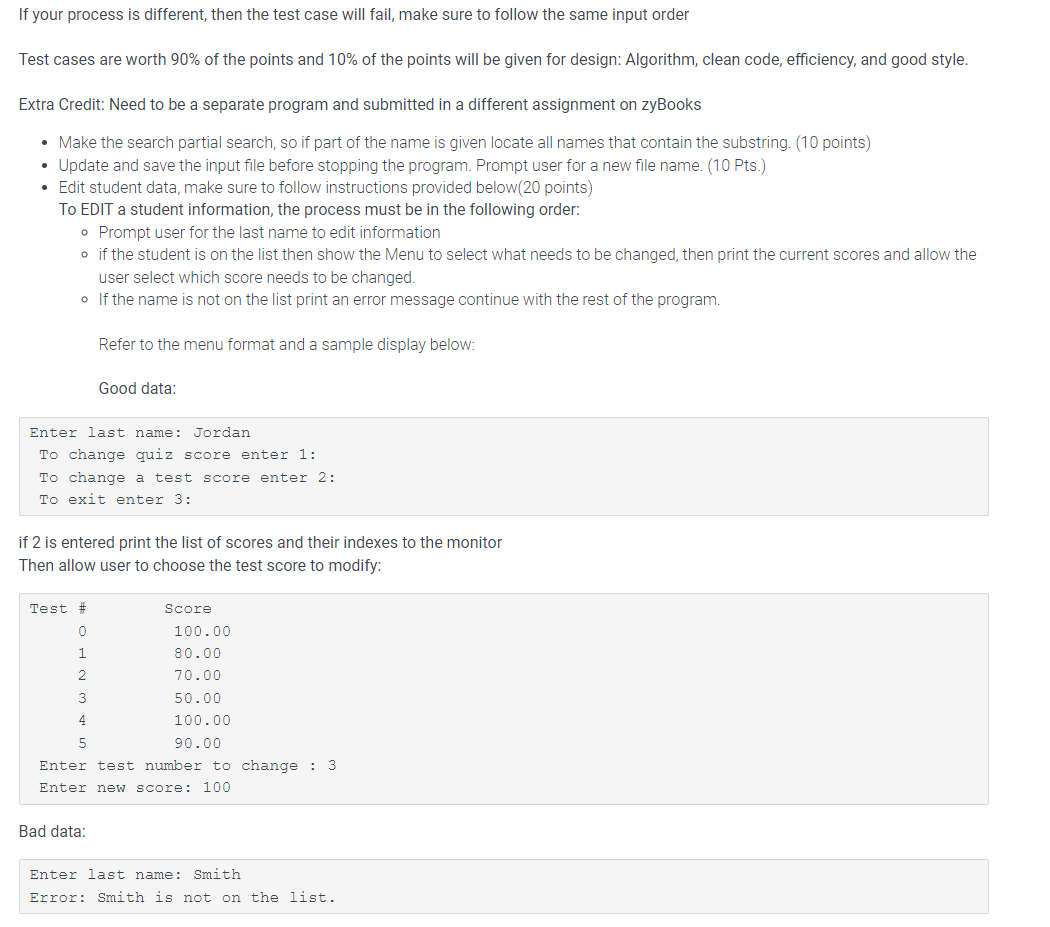 If Your Process Is Different Then The Test Case Will Fail Make Sure To Follow The Same Input Order Test Cases Are Wort 1
