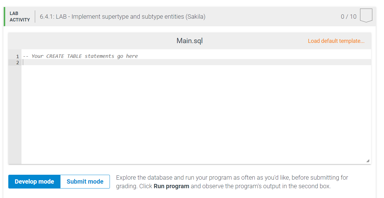 Lab Implement Supertype And Subtype Entities Sakila 2