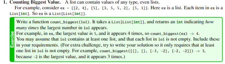 Please Use Python With Executed Tests 1