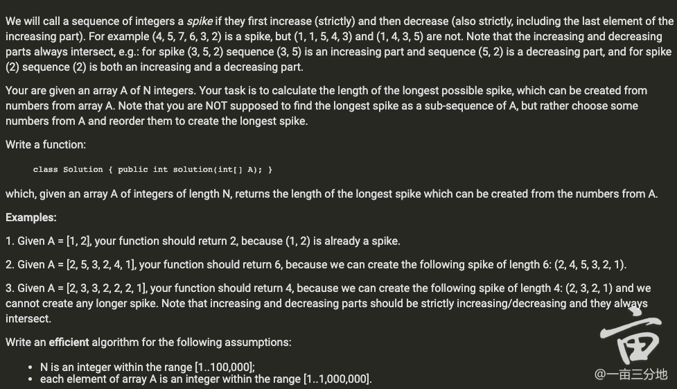 We Will Call A Sequence Of Integers A Spike If They First Increase Strictly And Then Decrease Also Strictly Includin 1
