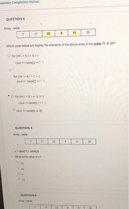 Question 1 Assume Array1 And Array2 Are The Names Of Two Arrays To Assign The Contents Of Array2 To Array1 You Would U 2