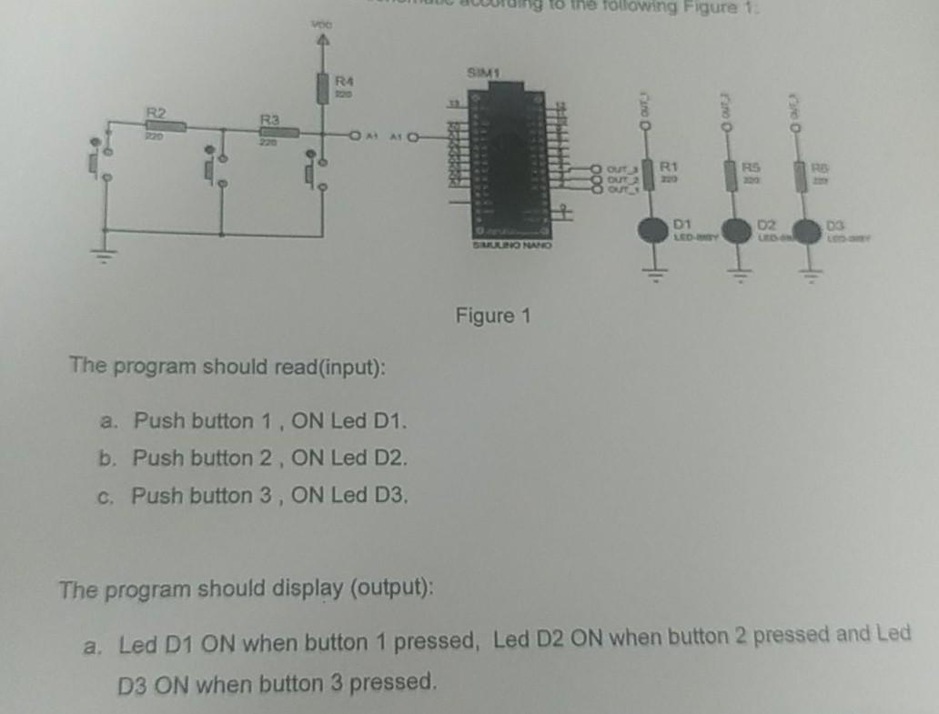 Voc R4 To The Following Figure 1 R1 Rs Out 3 Out 2 Out Sim1 Simuling Nano R2 R3 Oa As O D1 D2 03 Led Bay Led The Progr 1