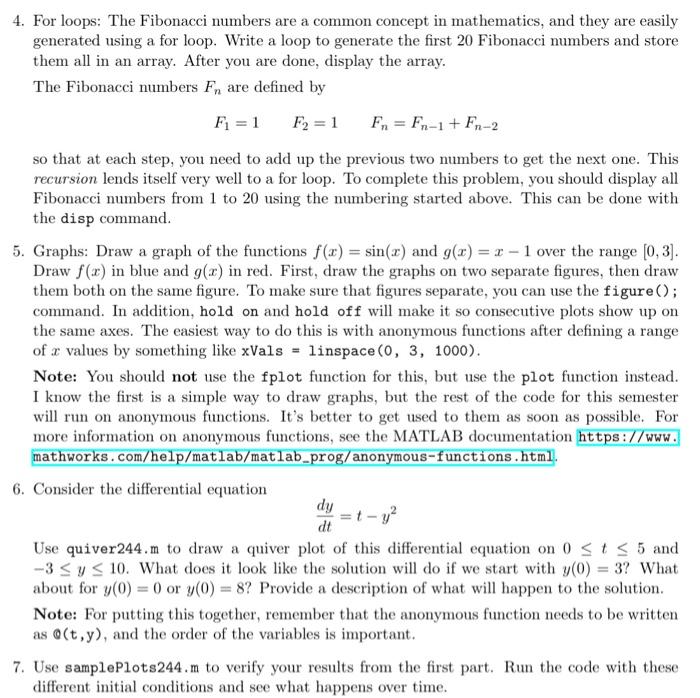 1 Basic Matlab Computations Set Up Variables 2 6 And Y 5 Then Compute Ry X Y And X 3y 2 Displaying Infor 2