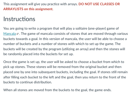 This Assignment Will Give You Practice With Arrays Do Not Use Classes Or Arraylists On This Assignment Instructions Yo 1