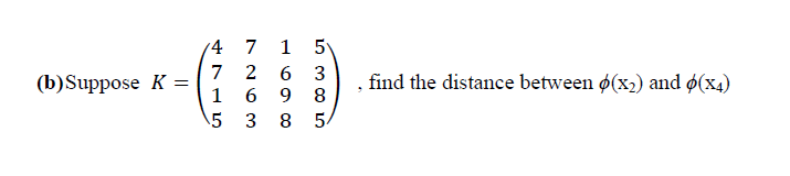 Answer With Kernel Method Machine Learning 1