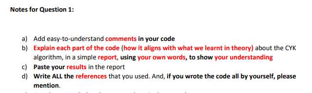 Write A Computer Program For Cocke Younger Kasami Cyk Algorithm Any Language 2