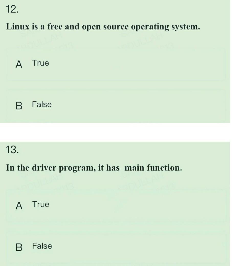 Those True And False Questions Are From Embedded System Book Please Help Me With Those True And False Questions As Soon 1