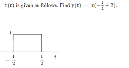 X T Is Given As Follows Find Y T X 2 2 1 T 2 I N 1 1