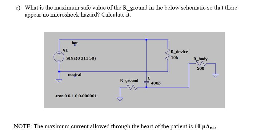 Consider The Scenario Below The Mains Line Voltage Is 220 Vrms Equal To 622 Vpeak To Peak At 50 Hz The Capacitance 1
