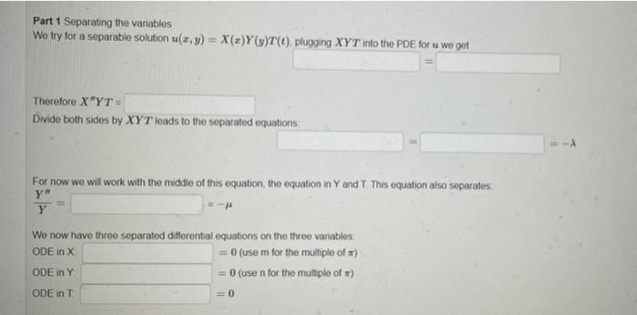 Note Use The Prime Notation For Derivatives So The Derivative Of X Is Written As X Do Not Use X R The Variable A I 2