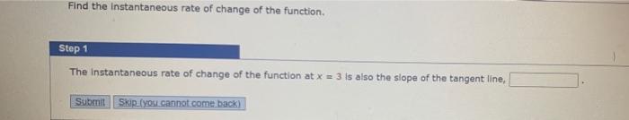 At The Indicated Point For The Function Find The Following Y X 3x At X 3 Exercise A Find The Slope Of The 2