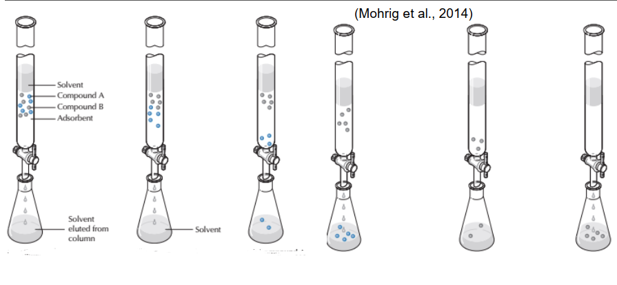 Mohrig Et Al 2014 Solvent Compound A Compound B Adsorbent Oooo Solvent Eluted From Column Solvent 1