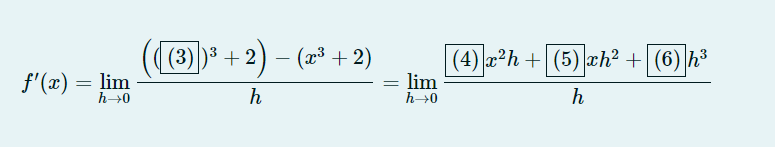 Differentiate F X X3 2 And Fill In The Blanks Then Thus Fill In The Blanks Using One Of Those 2