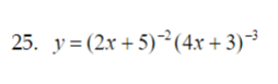 Use Derivative Rules To Find 1