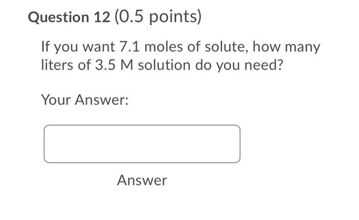 Question 11 0 5 Points If You Have 3 8 X 1022 Atoms Of Nickel How Many Moles Is That Your Answer Answer Question 2