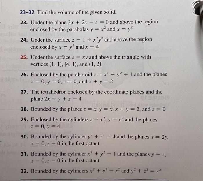 7 10 Evaluate The Double Integral Y 7 1a Ss Da 8 Ff 2x Ff 2x Y Da D D X Y 0 X 4 0 Y X 3