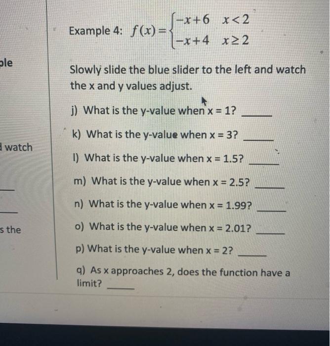 A What Is The Y Value When X 3 Question 2 1 Point B What Is The Y Value When X 5 Question 3 1 Point C What 12