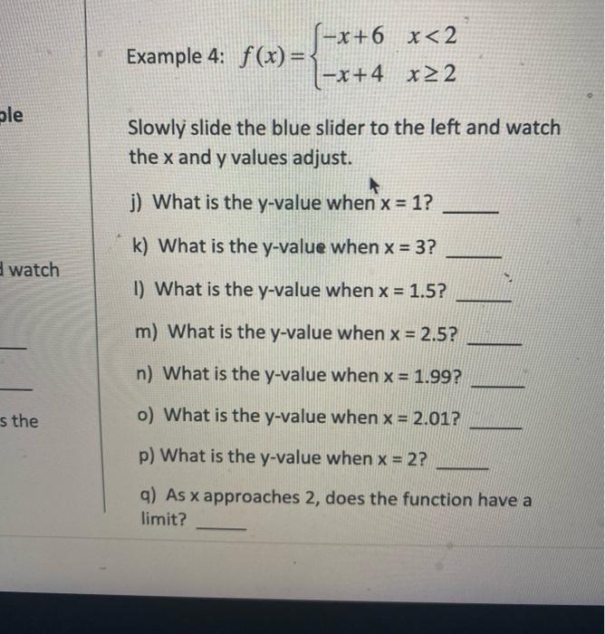 A What Is The Y Value When X 3 Question 2 1 Point B What Is The Y Value When X 5 Question 3 1 Point C What 14
