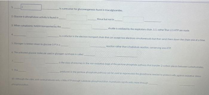 Is A Precursor For Gluconeogenesis Found In Triacylglycerides 2 Glucose Phosphatase Activity Is Found In Tissue But Not 1