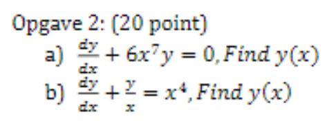Please Solve These Differential Equations For Their General Solutions And Show All Intermediate Steps Required To Do So 1