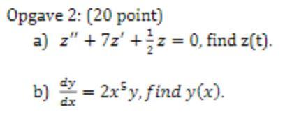 Please Solve These Differential Equations For Their General Solutions And Show All Intermediate Steps Required To Do So 1