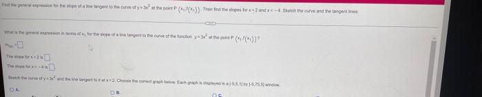 Thit The General Expression For The Slope Of A Line Tangent To The Curve Of Y3x At The Poire P 4 1 Then Find The Slop 1