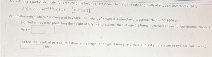 Write The General Antiderivative Use C For The Constant Of Integration P T 1 6e0 03t Million People Per Year T Y 4