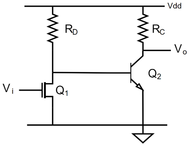Find Vo Vi Of The Following Multiple Stage Amplifier Va Use The Parameters Of Small Signal Equivalent Circuit 1