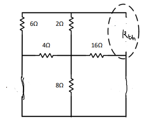 What Is The Rth Of This Circuit With Steps Please 1