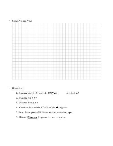 Lab 10 Jfet Common Source Amplifier Student Name Date Student Id Objectives To Investigate The Operation Of Cs Ifet 2