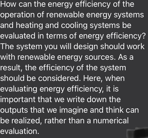 How Can The Energy Efficiency Of The Operation Of Renewable Energy Systems And Heating And Cooling Systems Be Evaluated 1