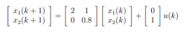Design The Appropriate Feedback System Such That The Closed Loop Poles Of The System Given Below Are At 0 2 0 5 1