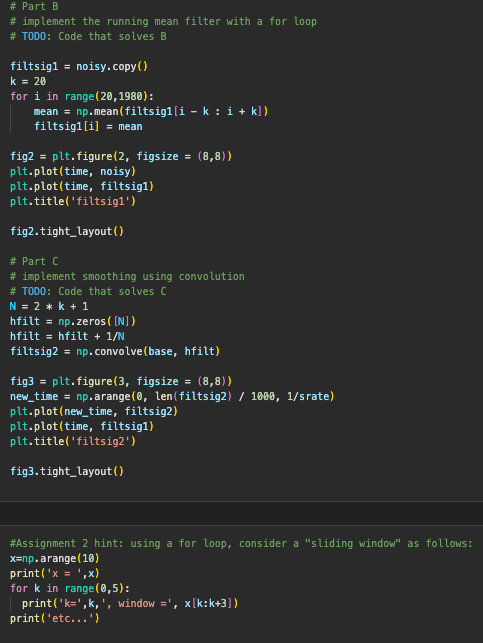 In Lab 2 Assignment 2 You Implemented A Smoothing System Using Convolution With A Box Of Length N And Height 1 N H 3