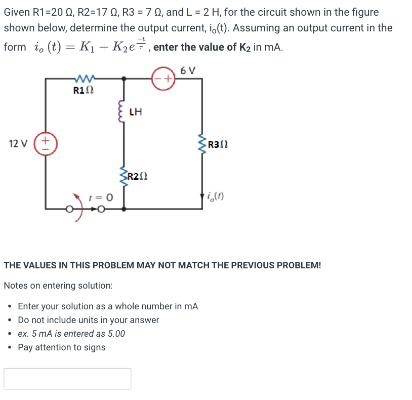 Please Derive Correct Answers And I Will Rate Thank You Answer To First Problem Should Be 0 55 Amps 2