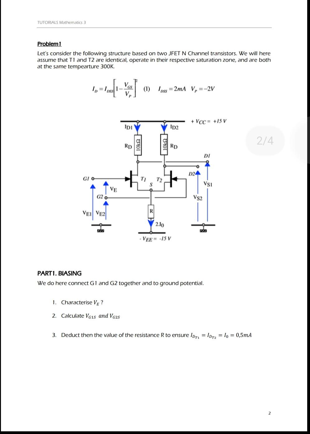 Tutorial Ept 2 7 Problem 1 The Diode Clipper Also Known As A Diode Limiter Is A Wave Shaping Circuit That Takes An Inp 5