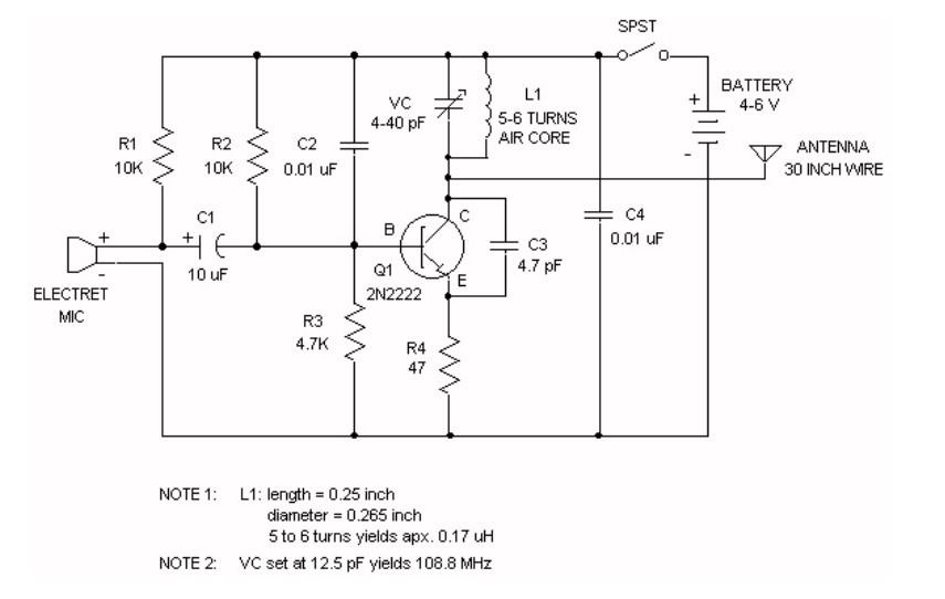 1 Build The Circuit 2 Adjust The Circuit So That It Is Transmitting Around The Following Frequency Section A 90mhz 1