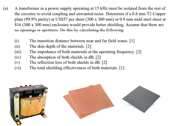 A A Transformer In A Power Supply Operating At 15 Khz Must Be Isolated From The Rest Of The Circuitry To Avoid Couplin 1
