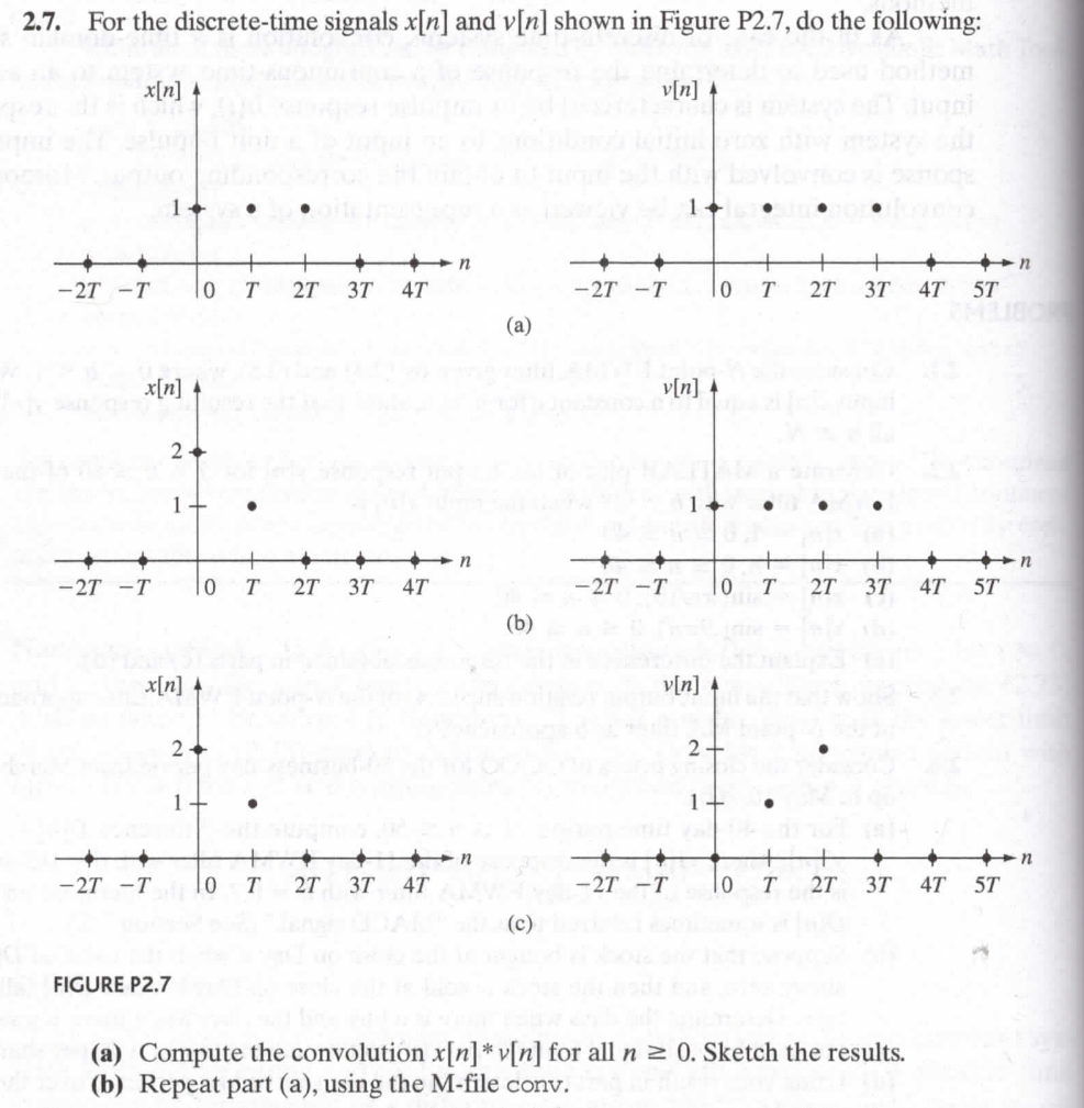 I Know How To Do The Manual Part Part A For All Three A B And C Please Show Me How To Cod The Matlab Part I M Knew 1