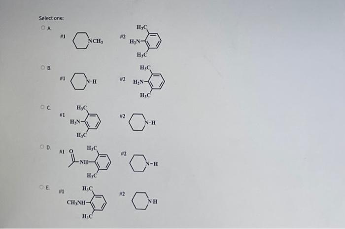 Not Yet Answer Points 10 Floquestion Choose The Correct Compound 1 And 2 To Give The Product For The Following Reactio 2